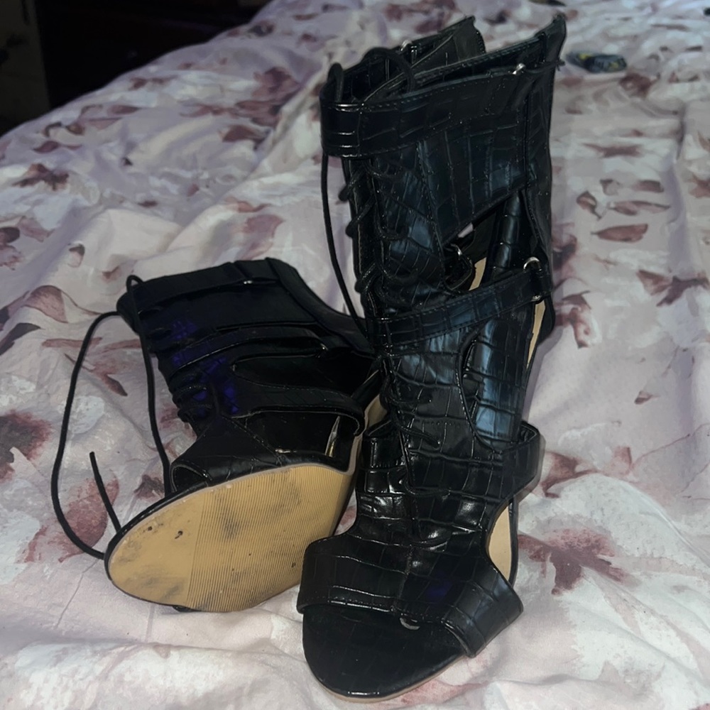 Open Toe Booties - image 2